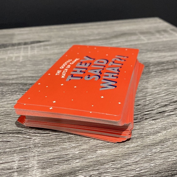 They Said What?! - Trivia Card Game - Picture 7 of 9